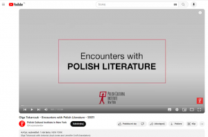 Zapowiedź odcinka „Encounters with Polish literature”